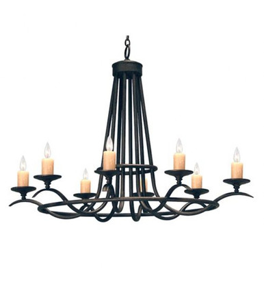 Octavia 8 Light Chandelier 35 x 48 Inches Wide by Meyda Tiffany - 116543