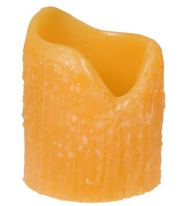 Poly Resin Honey Amber 5 Inch Candle Cover by Meyda Tiffany - 109260