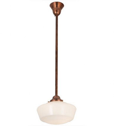Revival Schoolhouse 1 Light Pendant 40 x 12 Inches by Meyda Tiffany - 179939