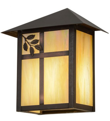Seneca Sprig 1 Light Wall Sconce 10.5 x 9 Inches by Meyda Tiffany - 160167