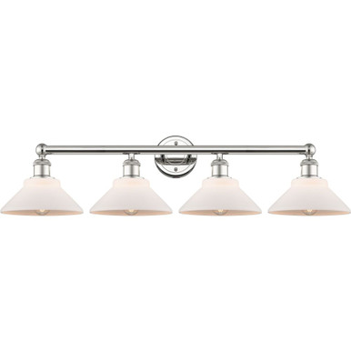 Orwell 4 Light Bath Vanity 9.25 Inch Tall X 35.38 Inch Wide by Innovations - 616-4W-PN-G131