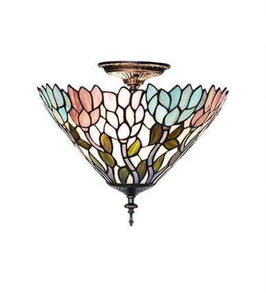 Wisteria 3 Light Flush Mount 11 x 14 In by Meyda Tiffany - 270498