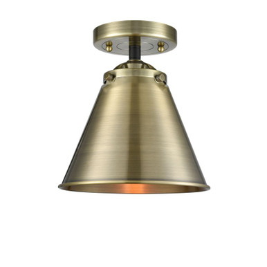 Appalachian 1 Light Semi Flush Mount 8.5 Inch X 8 Inch Wide by Innovations - 284-1C-M13