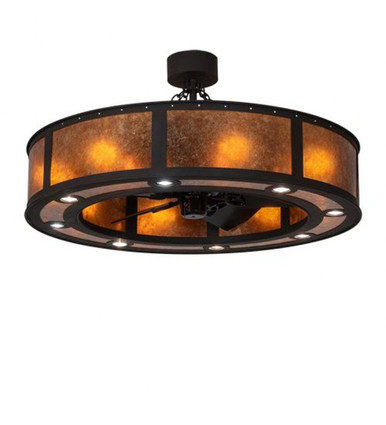 Smythe Craftsman 8 Light Fandelier 22.75 x 44.5 In by Meyda Tiffany - 212875
