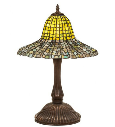 Tiffany Bell  1 Light Table Lamp 22 Inch H and 15 Inch W by Meyda Tiffany - 49165