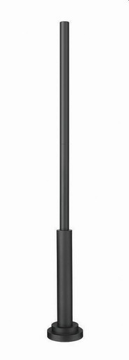 Accessory Outdoor Post with Hardware 96 Inch H and 12 Inch W by Z-Lite - 5010P-BK