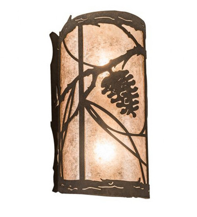 Whispering Pines 2 Light Wall Sconce 13 x 8 In by Meyda Tiffany 200851 - 200851