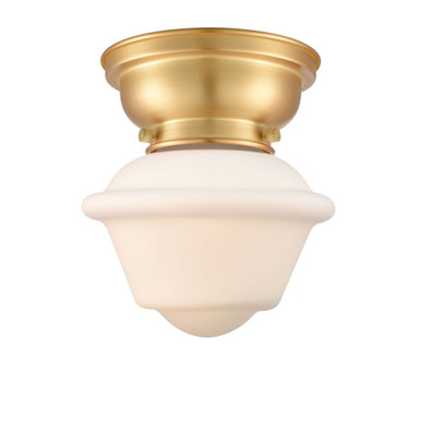 Oxford 1 Light Flush Mount 8 Inch Tall and 7.25 Inch Wide by Innovations - 623-1F-G53