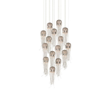 Medusa 15 Light Large Round Pendant by Currey Company - 9000-1029