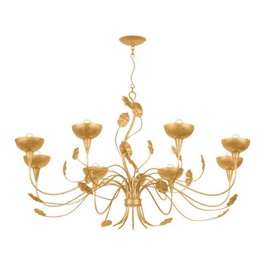 Innsbruck 8 Light Chandelier 29.5 Inch Tall and 52 Inch Wide by Corbett - 566-52-VGL