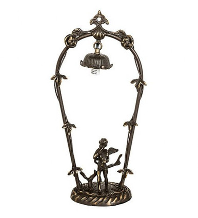 Cherub 9 Inch 1 Light Cherub With Violin Base by Meyda Tiffany - 10243