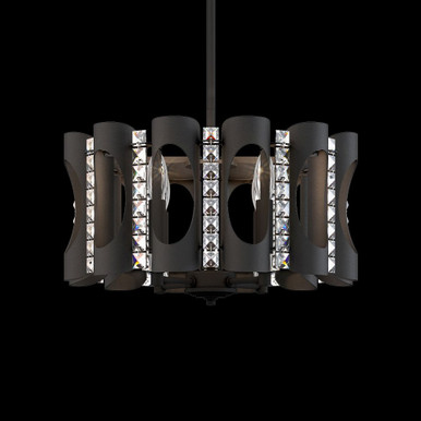 Twilight 4 Light Large Pendant by Schonbek MR1004N-BK1O - MR1004N-BK1O