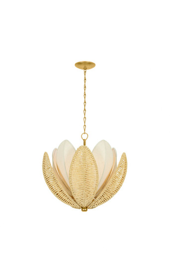 Costa Brava 5 Light Chandelier 22.5 Inch Tall and 24 Inch Wide by Corbett - 513-24-VGL