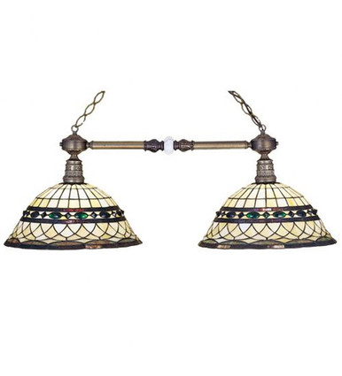 Tiffany Roman 2 Light Medium Island Pendant 36 Inch Length by Meyda Tiffany - 27408