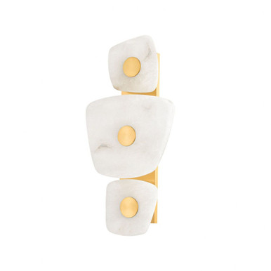 Holmdel 3 LED Light Wall Sconce by Hudson Valley - 7803-AGB