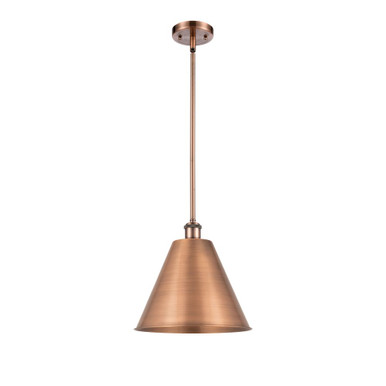 Berkshire Metal 100W 1 LED Pendant 13 Inch and 12 Inch Wide by Innovations - 516-1S-MBC-12-LED