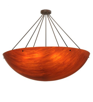 Rio Mica Acrylic 8 Light Semi Flush Mount 40 x 48 Inches by Meyda Tiffany - 125631