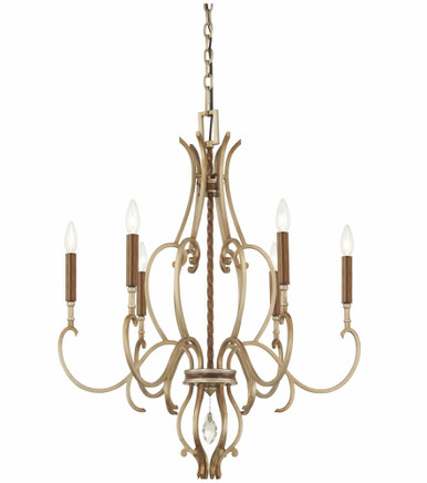 Magnolia Manor 6 Light Large Chandelier by Minka Metropolitan - N6557-690
