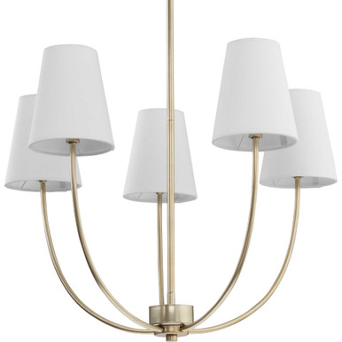 Zayya 5 Light Chandelier 18.13 Inch Tall and 26.13 Inch Wide by Progress - A400005