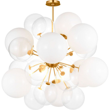 Aria 9 Light Oversized Chandelier by Visual Comfort Studio - KSC1119BBS