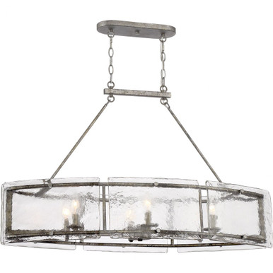 Fortress 6 Light Oversized Island Chandelier by Quoizel - FTS638MM