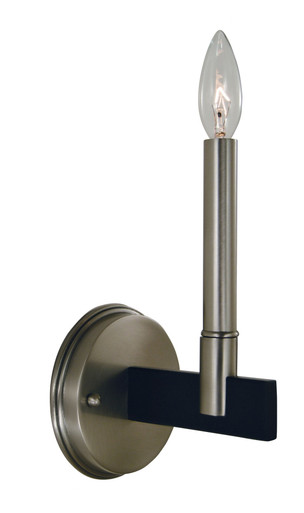 Jessica 1 Light Wall Sconce by Framburg - 5351 BN/MBLACK