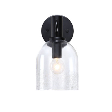 Astra 1 Light Wall sconce 10.75 Inch X 5.5 Inch Wide by Designers Fountain - D343C-WS-MB