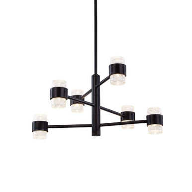 Copenhagen 36W LED 3 Tier Outdoor Pendant 24 Inch Wide by Kuzco - EP48224-BK-UNV