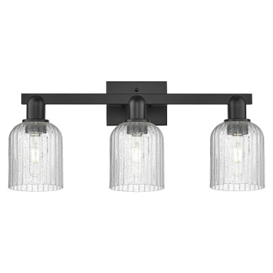 Bridal Veil 3 Light Bath Vanity 10.75 Inch and 24 Inch Wide by Innovations - 716-3W-G559-5