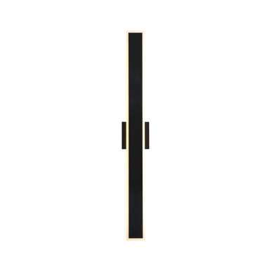 Obsidian 18W 1 LED Outdoor Wall Lantern 35.38 Inch Tall by Golden - 4072-OWL36 SNB