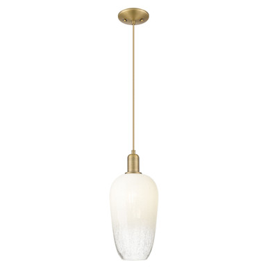 Brookhaven Flute 1 Light Cord Hung Mini Pendant 15.83X7 by Innovations - 716-1P-BB-G484-7OP