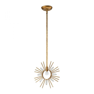Sun King 1 Light Medium Pendant by Lucas And Mckearn - PD90647G-1