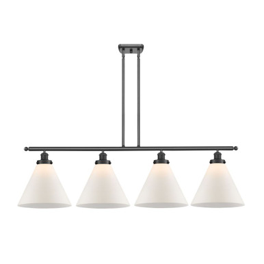 Cone 4 Light Stem Hung Island 13.25 Inch Tall X 48 Inch Wide by Innovations - 916-4I-G4L