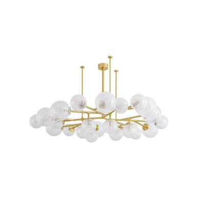 Glasgow 24 Light Oversized Chandelier by Corbett - 488-68-VPB