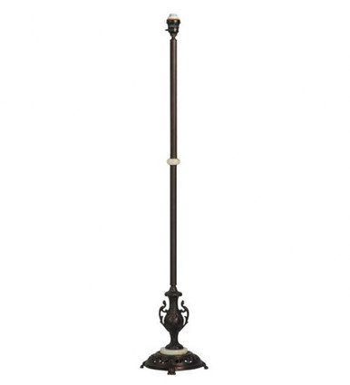 Urn Handle Urn Handle 1 Light Torchiere Floor Base by Meyda Tiffany - 10291