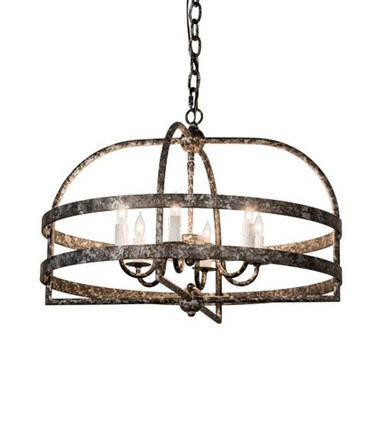 Aldari 6 Light Chandelier 20 x 22 Inches Wide by Meyda Tiffany - 192658