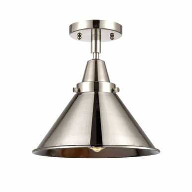 Briarcliff 1 Light Steel 10 Inch Wide Flush Mount by Innovations - 447-1C-M10