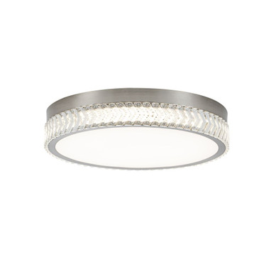 Chevron 60W 1 LED Flush Mount 3.94 Inch Tall X 19.69 Inch Wide by Artcraft - AC5058BN
