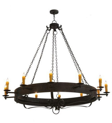 Parnella 12 Light Chandelier 71 x 72 Inch by Meyda Tiffany 115557 - 115557