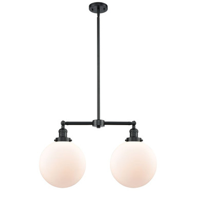 Beacon 2 Light Stem Adjustable Island 14 Inch X 25 Inch Wide by Innovations - 209-G20-10