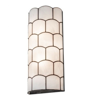 Vincent Honeycomb 2 Light Wall Sconce 18 x 8 Inches by Meyda Tiffany - 221942