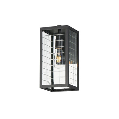 Magnus 1 Light Outdoor Wall Mount 13 Inch Tall and 6 Inch Wide by Maxim - 30692CLBK