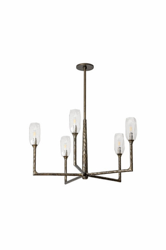 Lyle 5 Light Oversized Chandelier by Troy - F1336-BPG