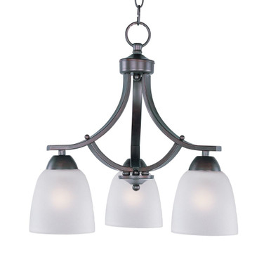 Axis 3 Light Small Chandelier by Maxim - 11223F