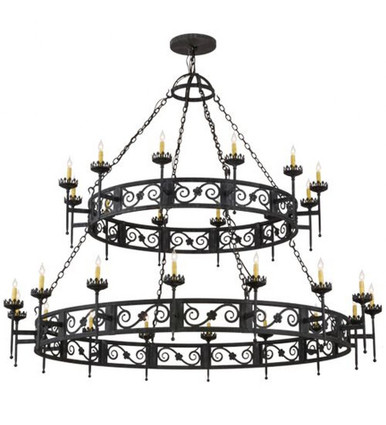 Majella 28 Light 2 Tier Chandelier 74 x 84 Inches Wide by Meyda Tiffany - 157277