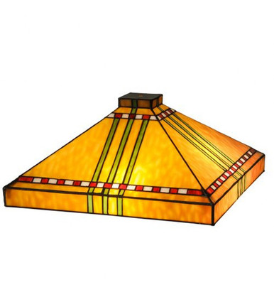 Prairie Corn 17 Inch Square Shade by Meyda Tiffany - 23842