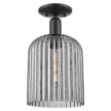 Bridal Veil 1 Light Semi Flush Mount 8 Inch X 14 Inch Tall by Innovations - 716-1C-G559-8