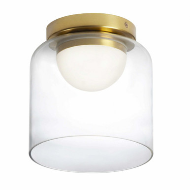 Nadine 10W 1 LED 7 Inch Wide Flush Mount by Dainolite - NAD-810LEDFH
