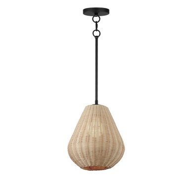 Maldives 6W 1 LED Small Pendant by Maxim - 12602NABK