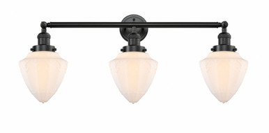 Bullet 3 Light Bath Vanity 15 Inch Tall and 33.75 Inch Wide by Innovations - 205-OB-G661-7